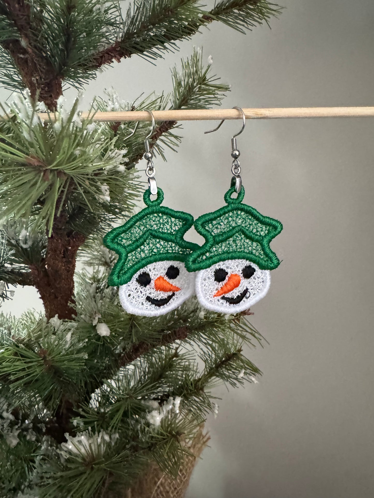Christmas Tree Cake Earrings and Other Christmas Designs!