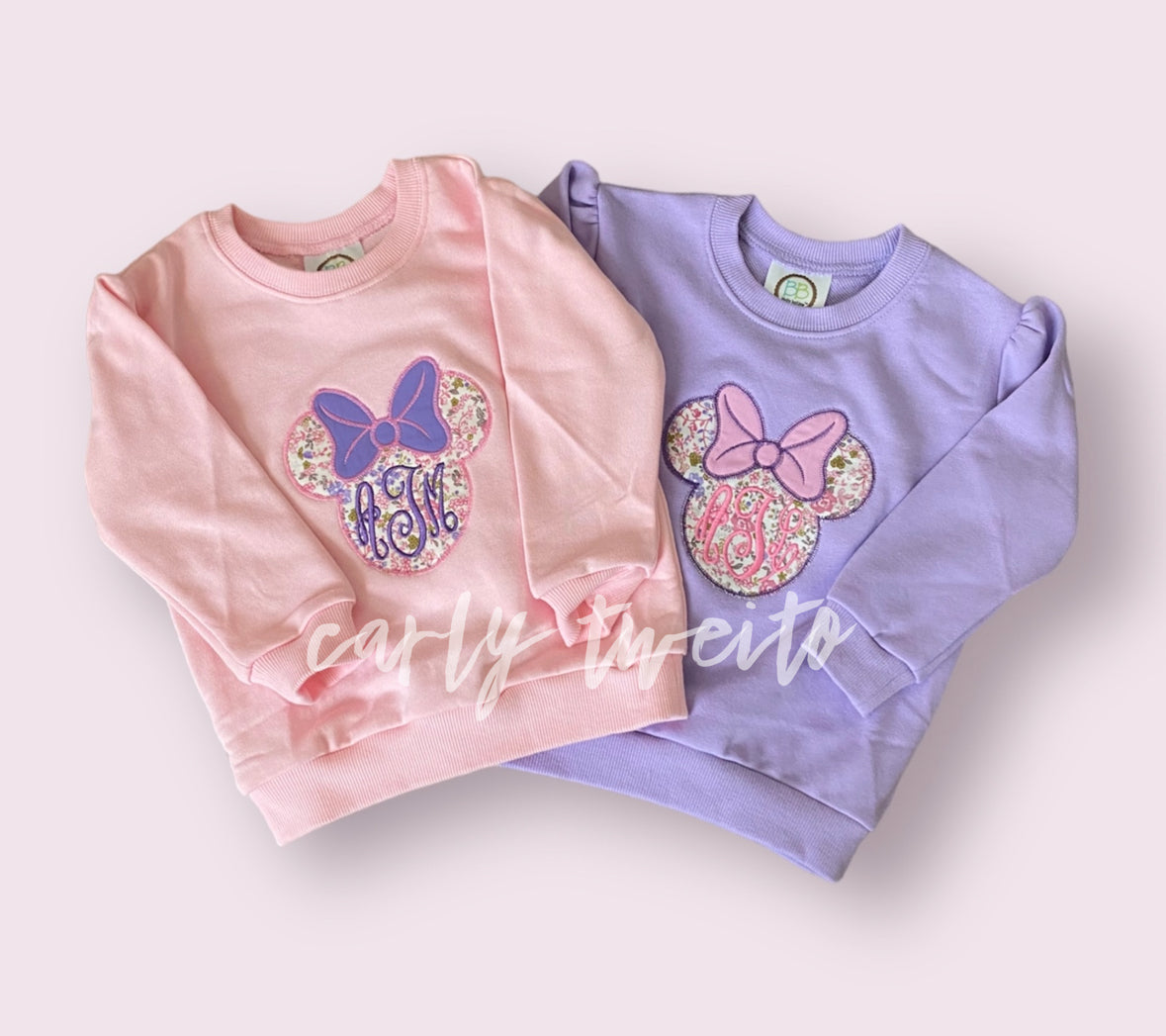 Floral Mouse Sweatshirts