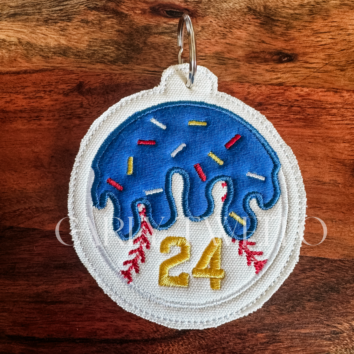 Custom Baseball Drip Bag Tag