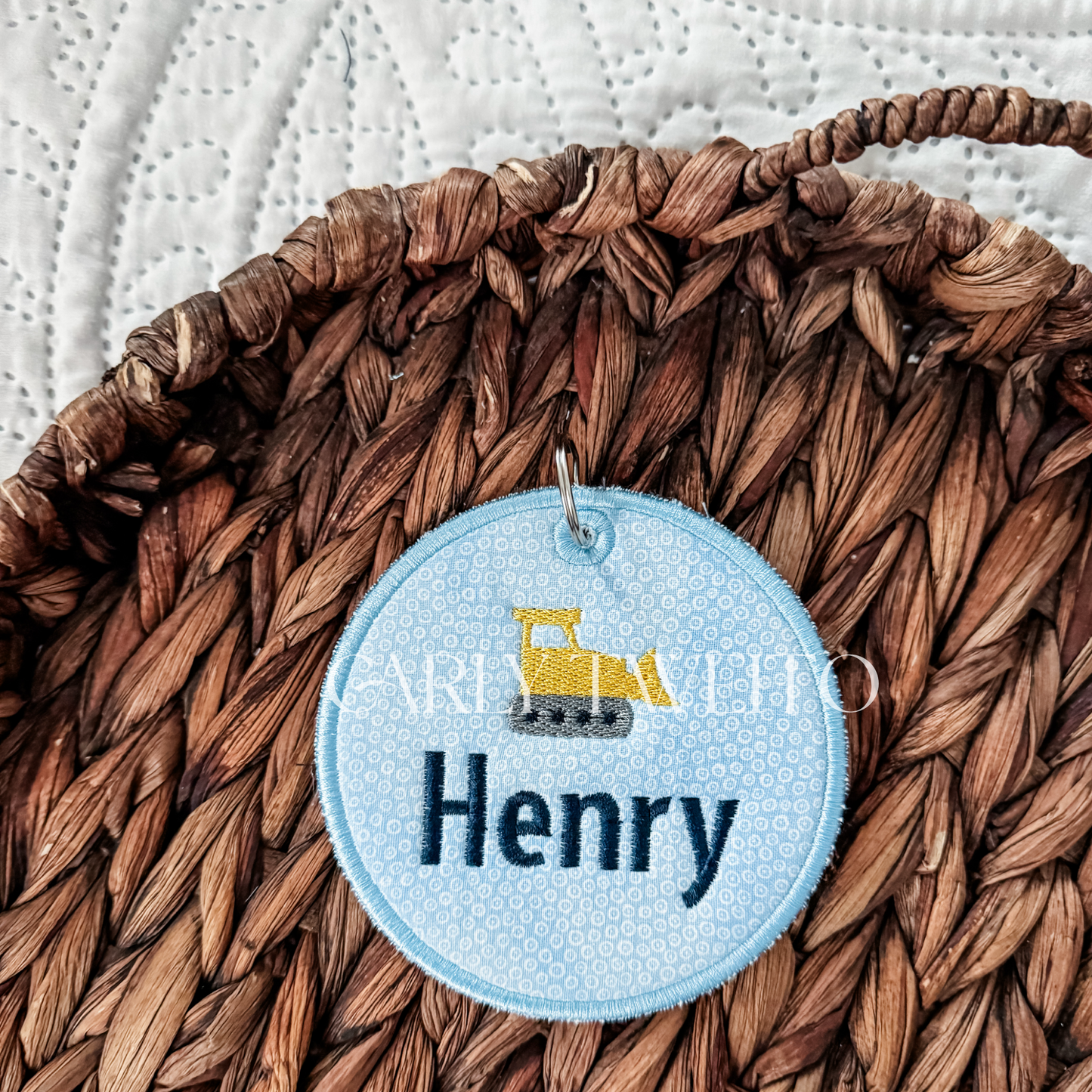 Custom Embroidered Bag Tags