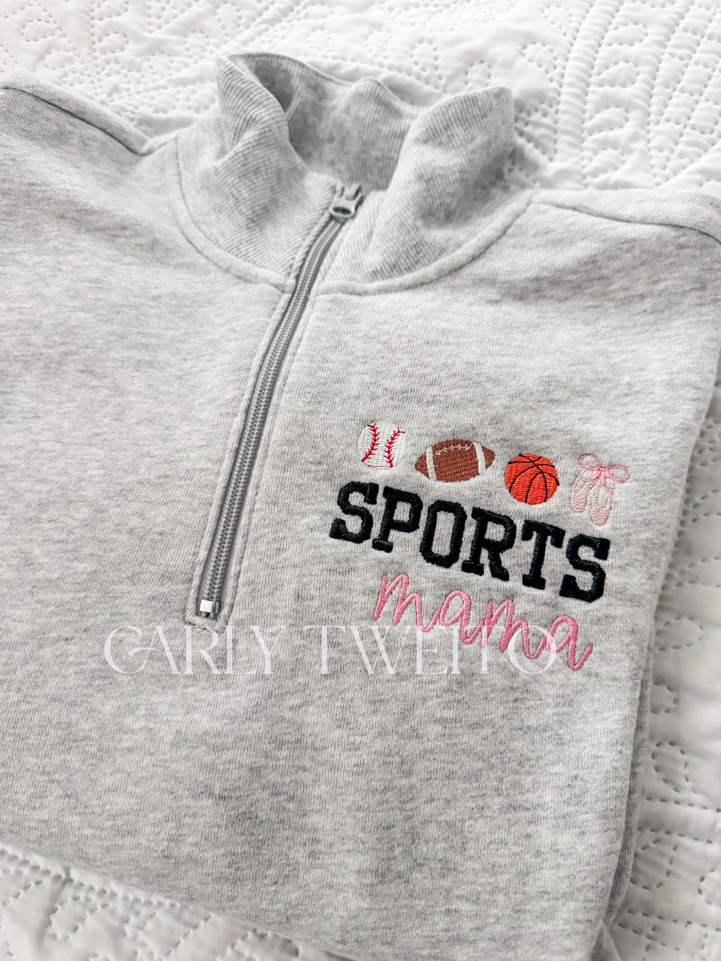 Custom Sports Quarter Zip Pullover