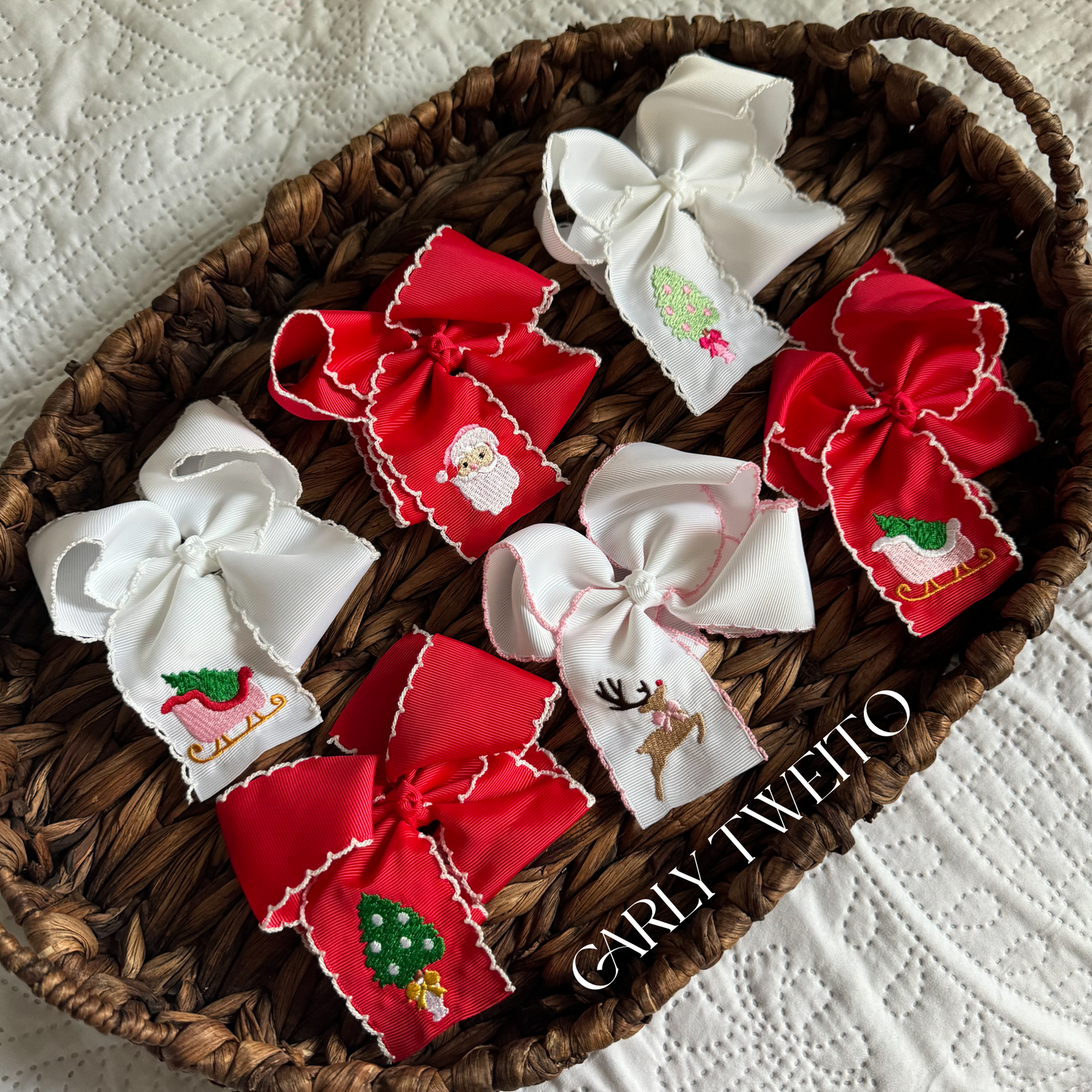 Christmas Hair Bows