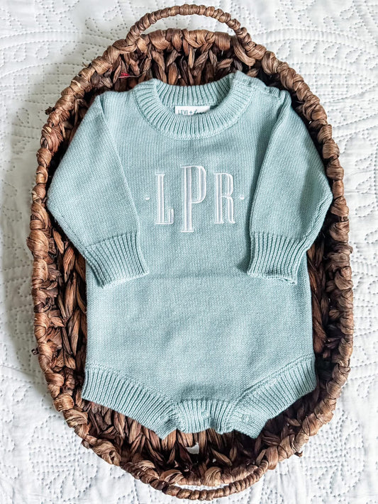 Custom Knit Onesie- PREORDER- Ships OCTOBER
