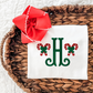 Candy Cane Monogram Shirt