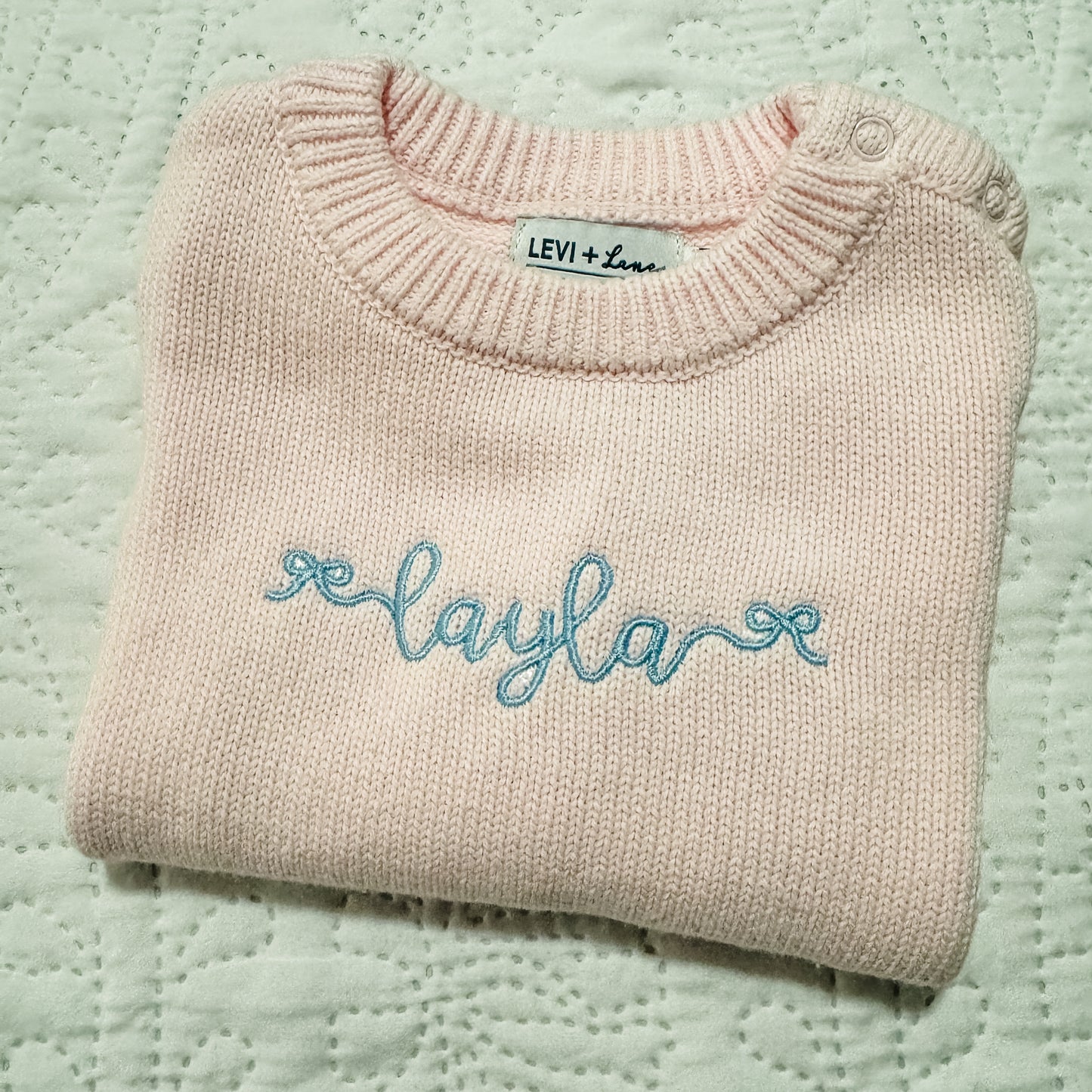 Custom Knit Onesie- PREORDER- Ships OCTOBER