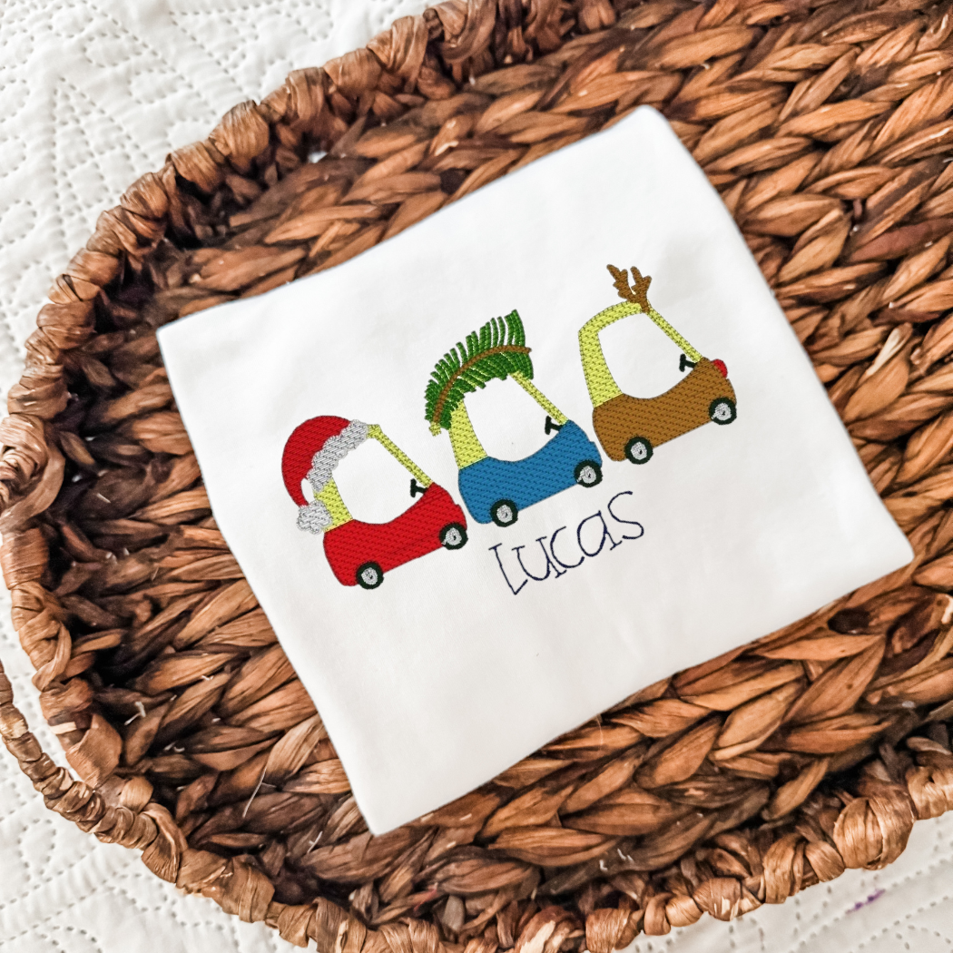 Cozy Christmas Cars Shirt