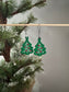 Christmas Tree Cake Earrings and Other Christmas Designs!