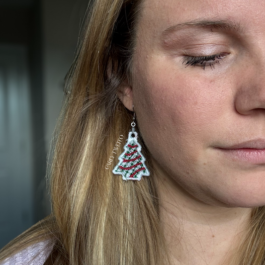 Christmas Tree Cake Earrings and Other Christmas Designs!