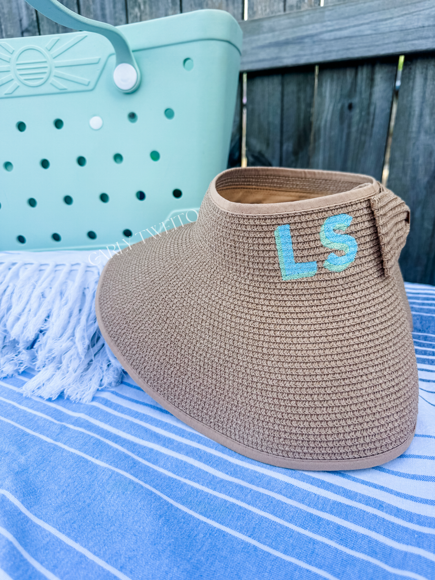 Embroidered Sun Visor