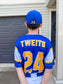 Custom Player Number Hat Stitching