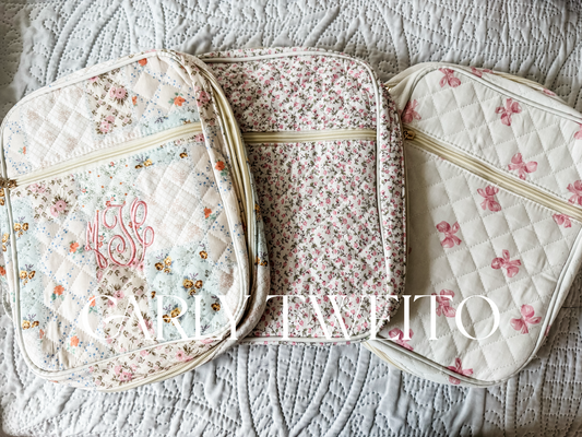 Monogrammed Bible Case