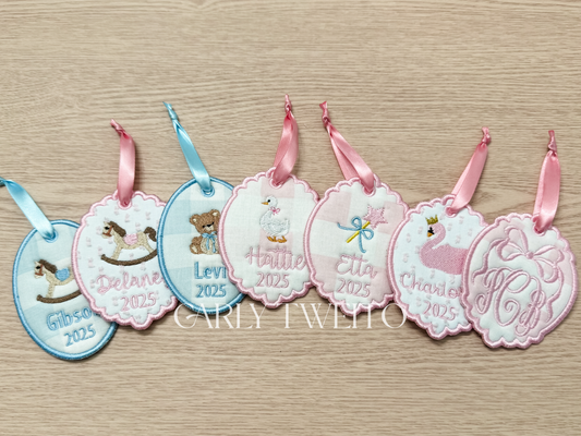 Custom Embroidered Ornaments