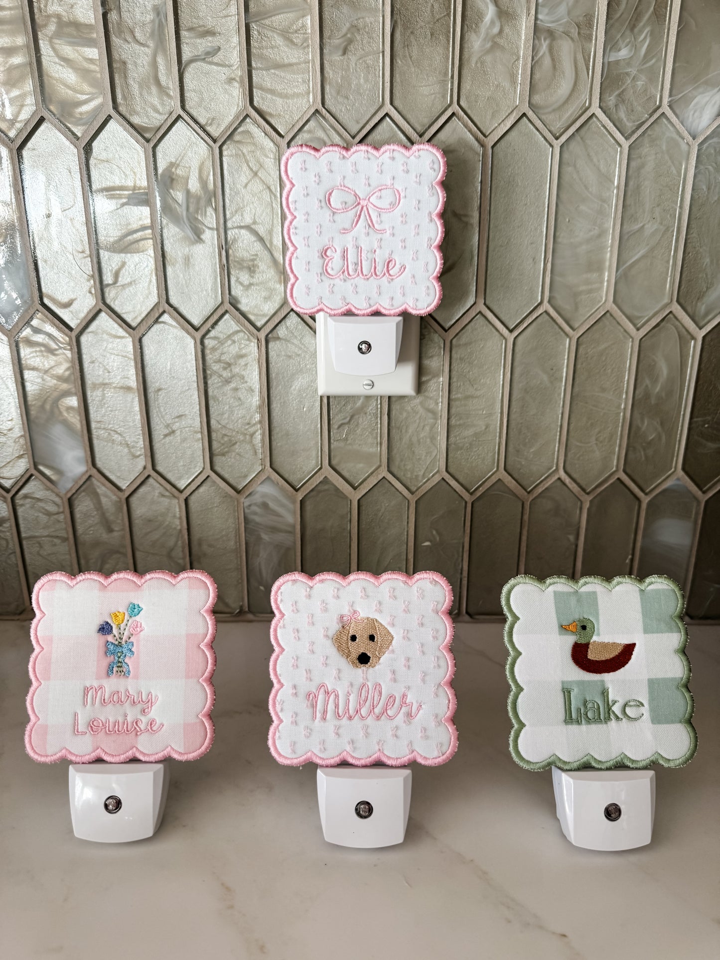 Custom Embroidered Night Lights