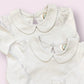 Girls Custom Name Peter Pan Collar Shirt