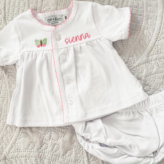 Pink Diaper Set- 2 piece